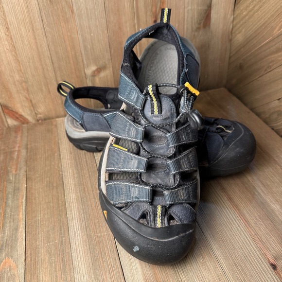 Keen Mens Newport H2 Water Hiking Sandals Size 11 Blue Black Trail Shoes - Picture 1 of 7